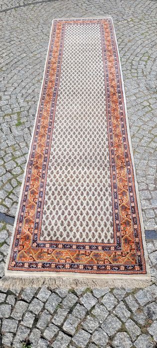 -70% orientalny indo saroug mir perski dywan ręcznie tkany 82/350cm