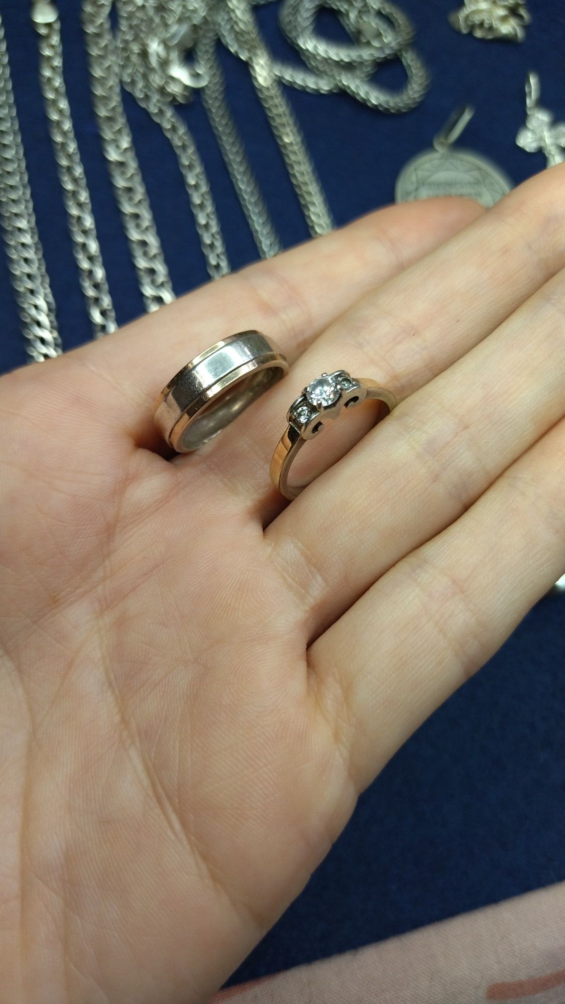 Срібні прикраси серебро цепочка браслет кольцо