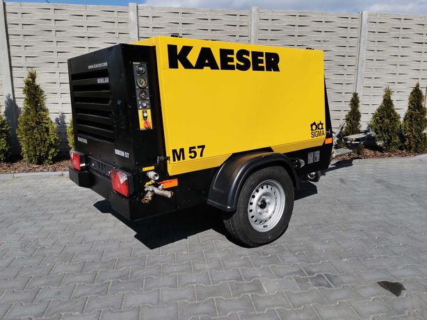 Sprężarka śrubowa spalinowa 5700L/MIN kompresor KAESER M57 rejestracja