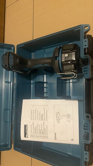 Makita 18v. Wkrętarka ddf482+bateria 3ah walizka. Nowe