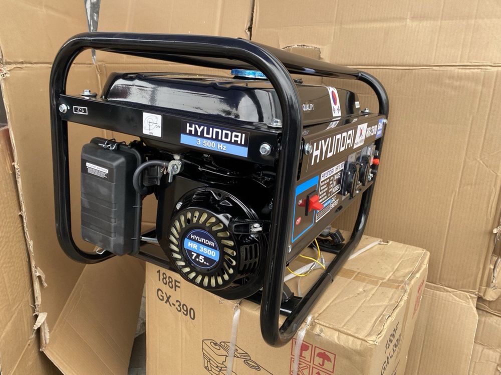 Генератор HYUNDAI 3.5 кВт JIO медь, Корея бесплаьная доставка