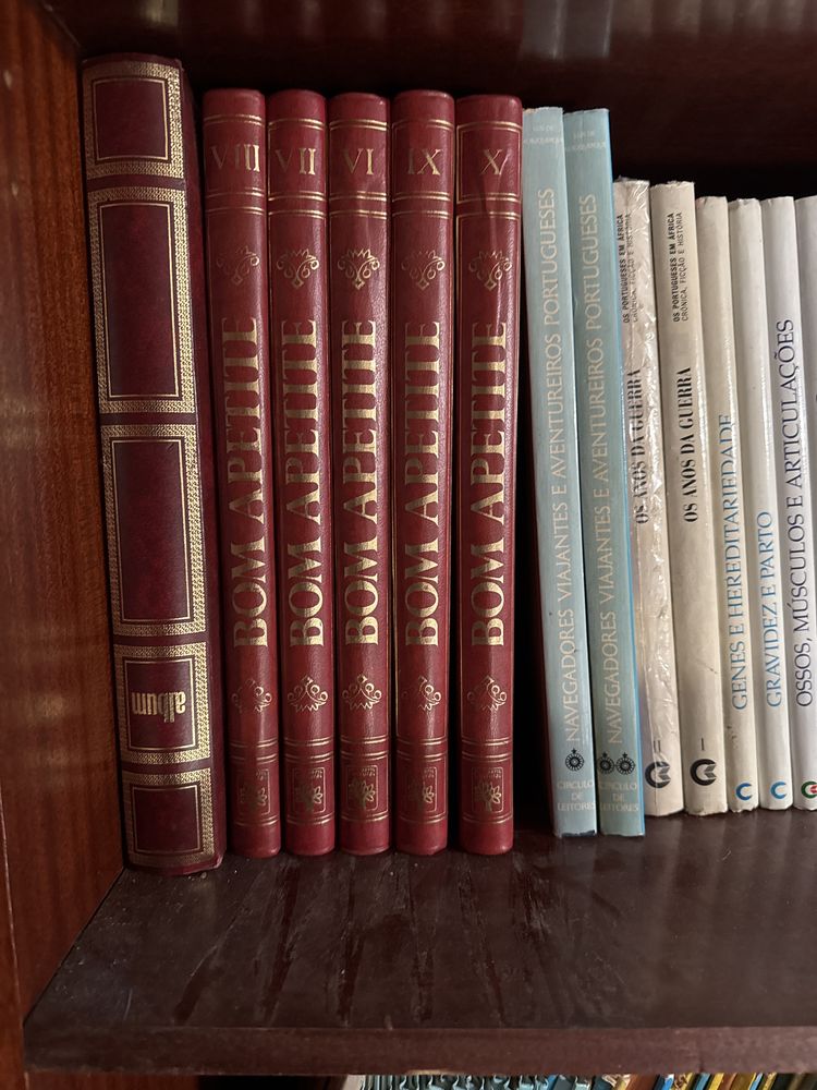 Livros diversos , cozinha , historia e ciência