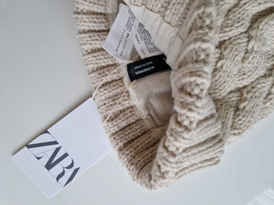 Шапка розовая zara 52-54