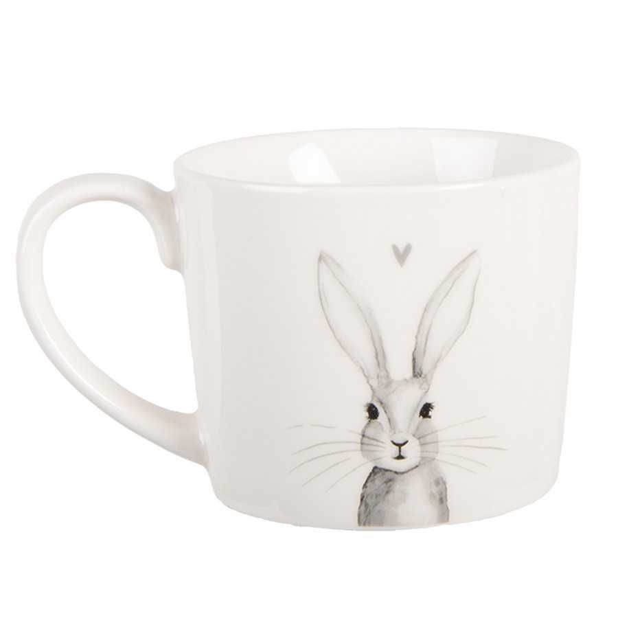 Kubek porcelanowy z króliczkiem 275ml.  RUBMU