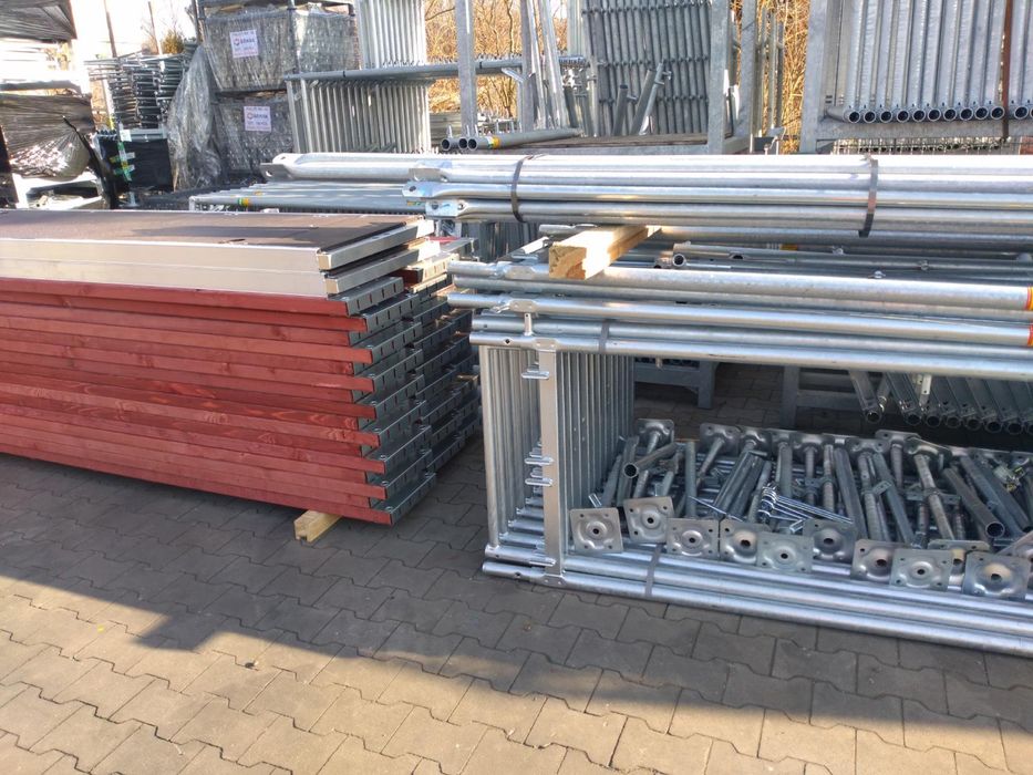 Rusztowanie PLETTAC pletak rusztowania NOWE nie używane 6,5 m ZESTAW