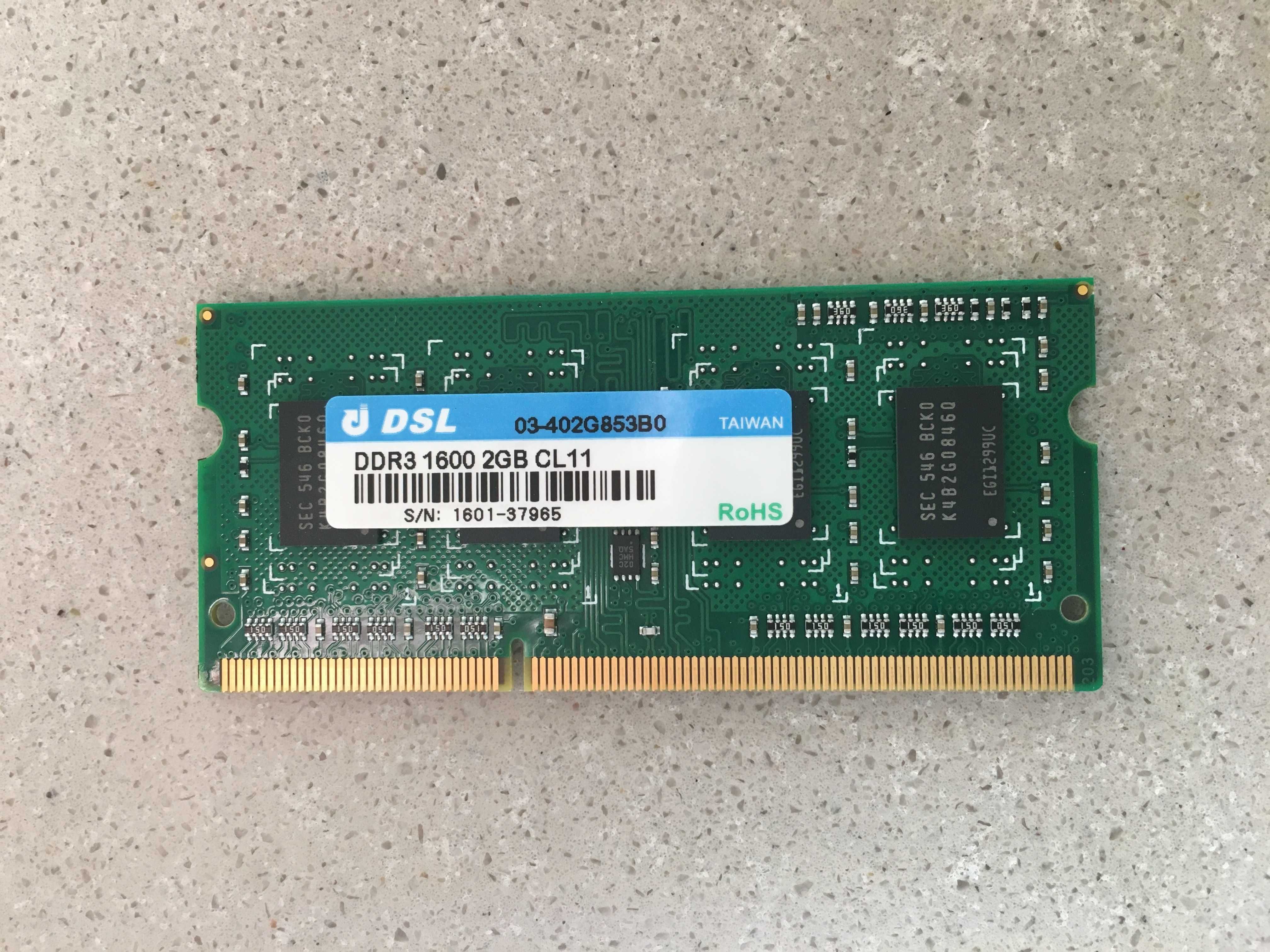 Oryginalny RAM synology DDR3 2GB 1600 CL11.