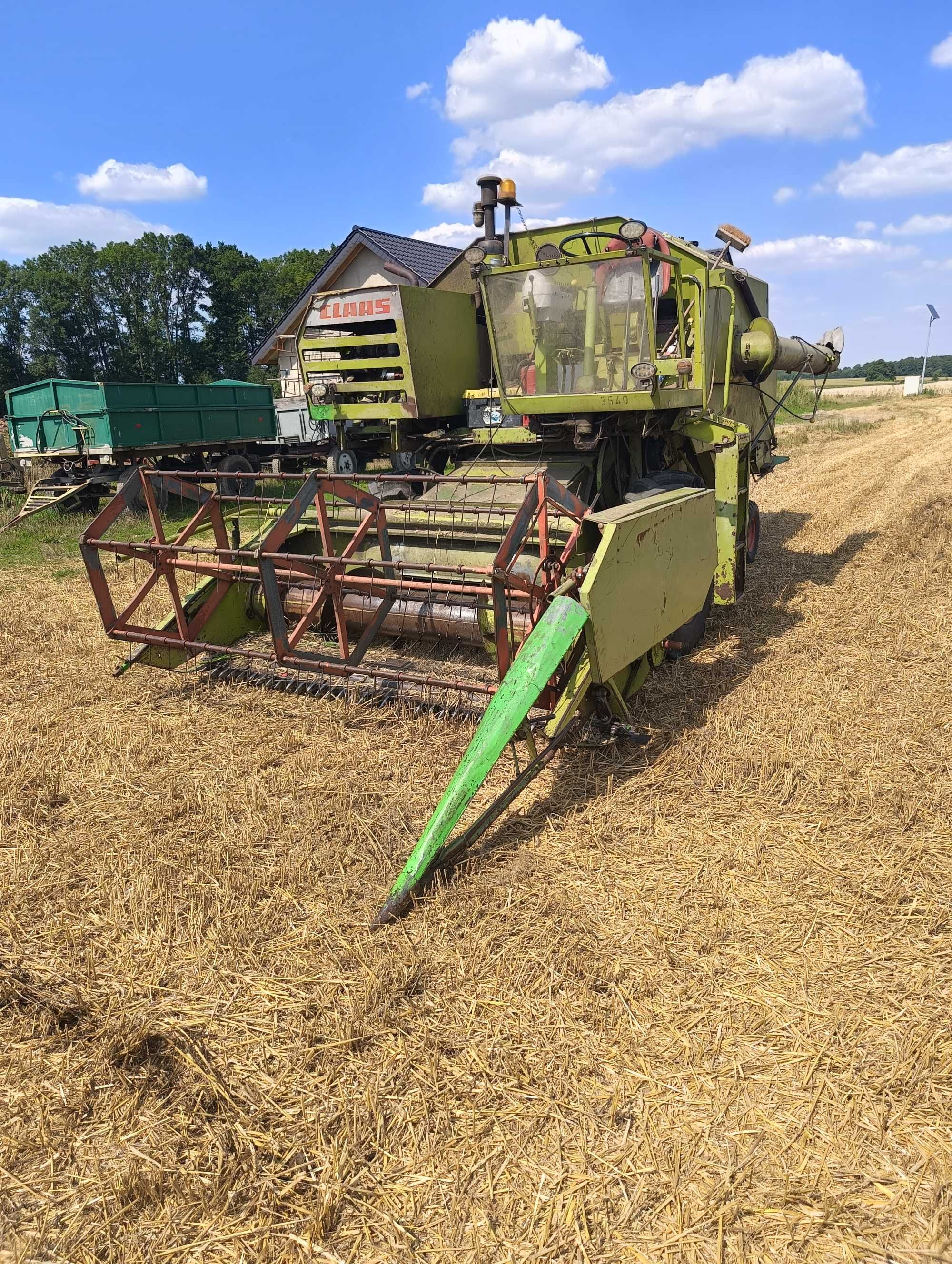 Kombajn Claas Consul i Pług obrotowy 3 skibowy