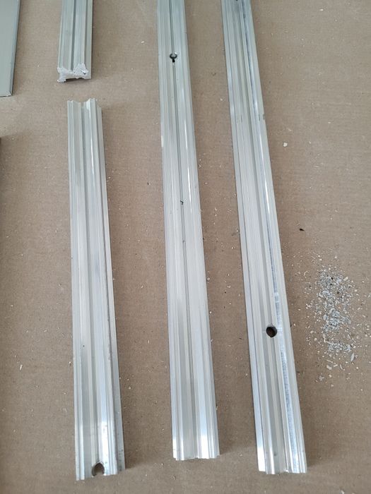 Listwy zaciskowe aluminiowe, szyny