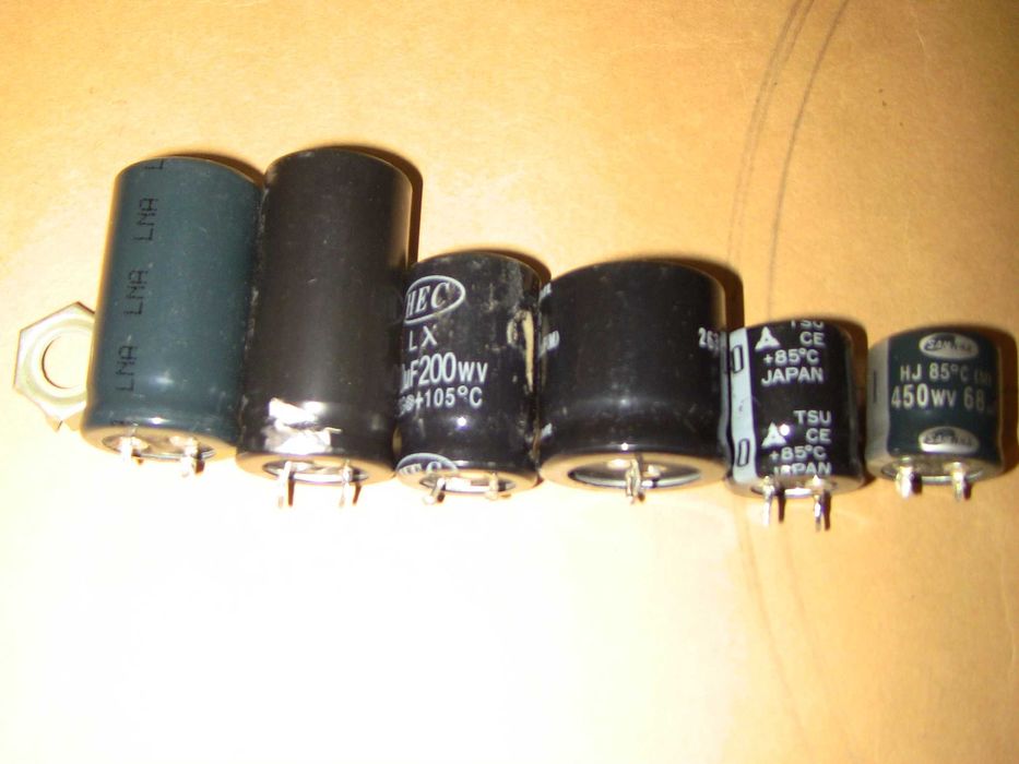 Конденсатори, лампи високовольтні