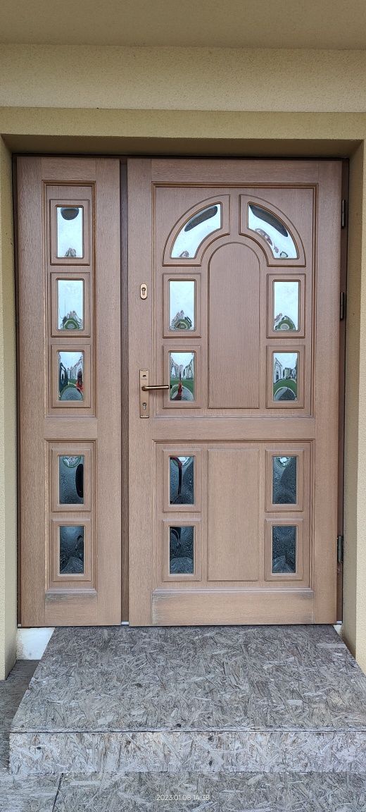 Drzwi zewnętrzne z dostawką DOORSY NICEA