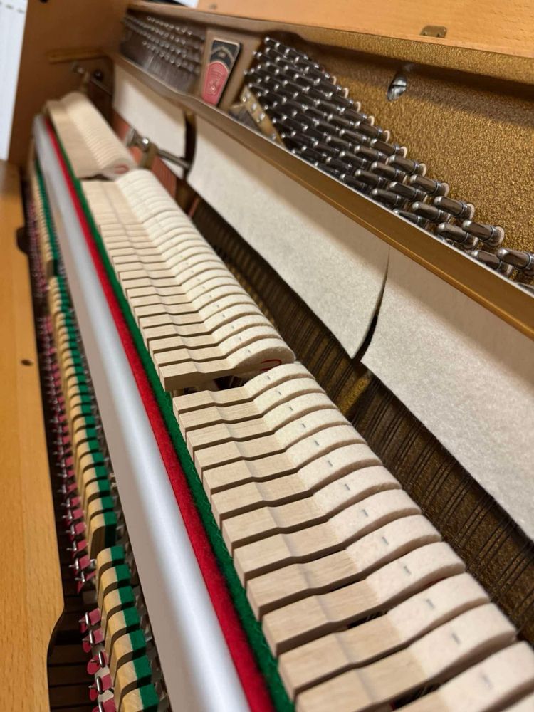 Pianino Zimmermann brąz 118 cm super stan Wawa