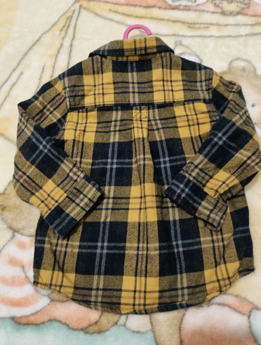 Koszula flanelowa NEXT 82 w stylu  Bob Budowniczy