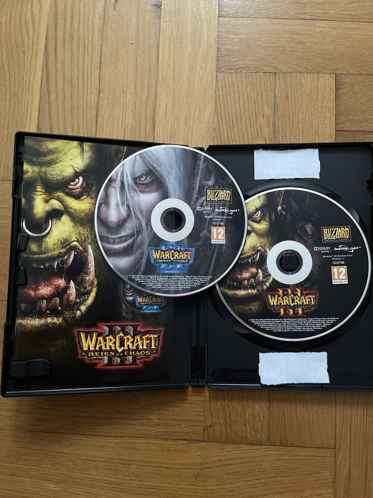 Warcraft 3 III Reign of Chaos + dodatek Frozen Throne PL PC