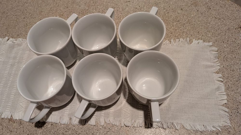 Zestaw 6 kubków porcelanowych polska porcelana Karolina