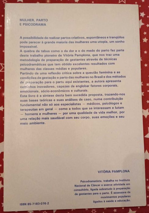 LIVRO: Vitória Pamplona - Mulher, Parto e Psicodrama