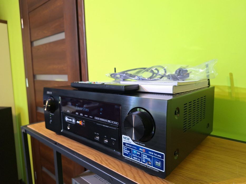 Amplituner 7.2 Denon AVR-X1300 Wifi BT 4K60p ARC DSD Atmos
