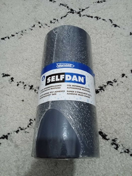 3 Rolos de Fita autoadesiva impermeável 0.3x10 m cinza