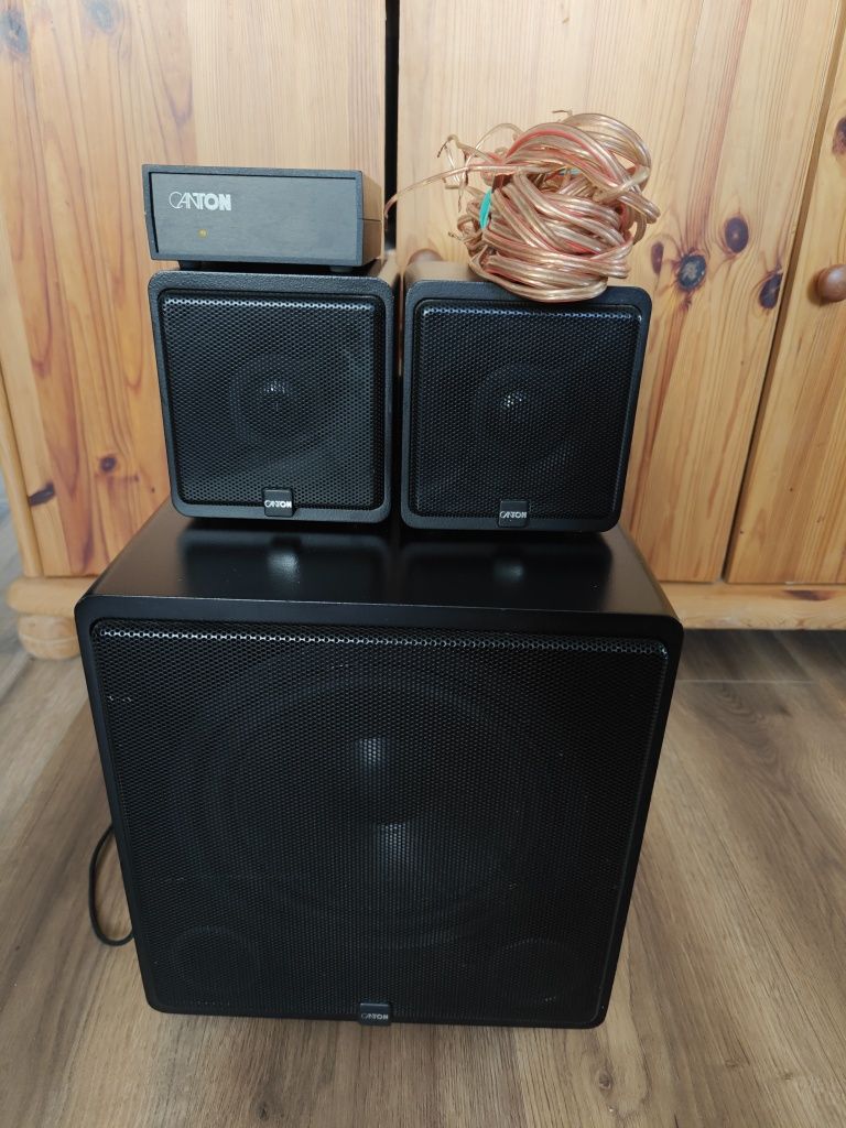 Canton combi cs z subwooferem kablami i Control unit3