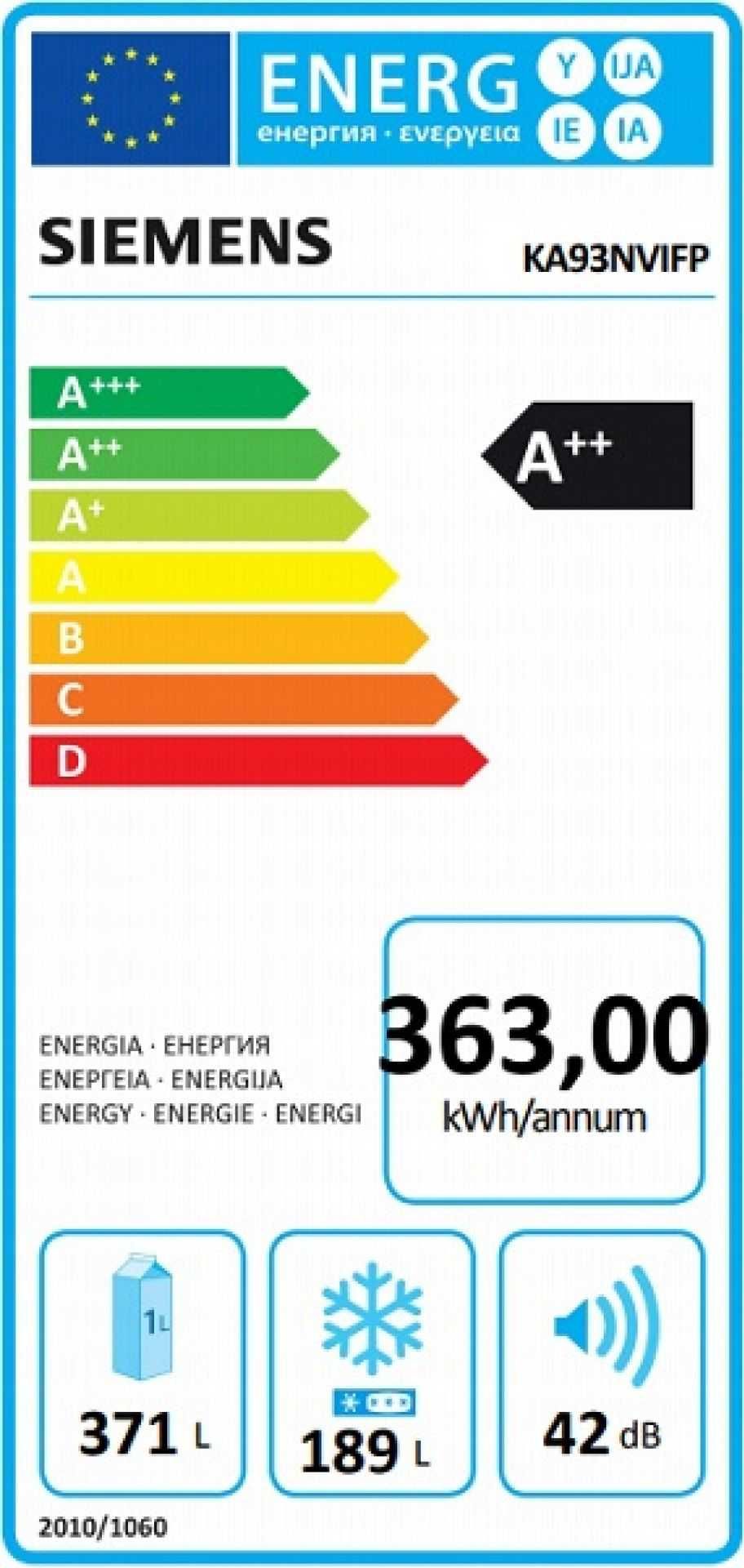 Lodówka Siemens Side by side 90cm