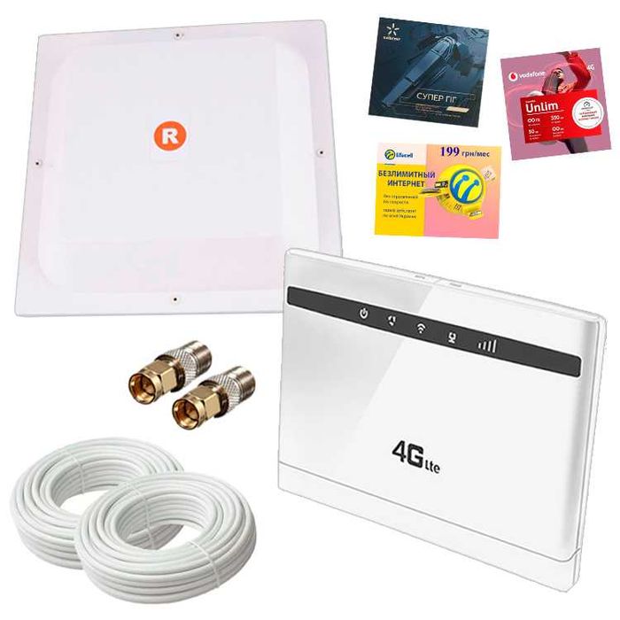 Интернет при отключении света (Роутер CP100-3 + Антенна МИМО 17Дб)