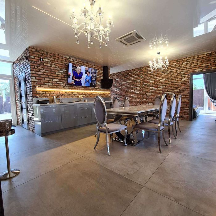 Аренда дома на берегу реки в стиле LOFT. Бассейн, Баня, Банный Чан.
