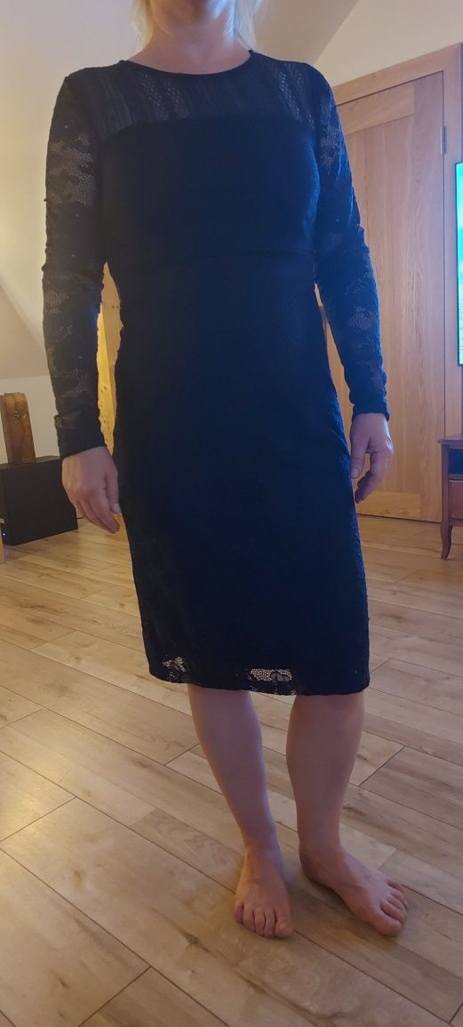 Sukienka M koronka elegancka