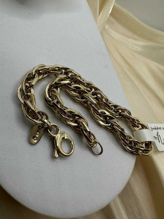 Masywna  złota bransoletka 585 14k 19cm