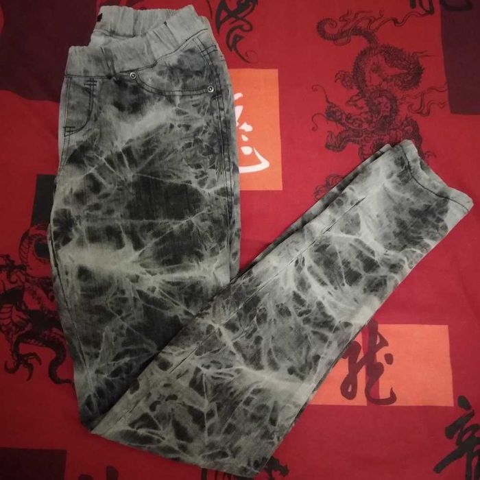 Джинсы серые на девочку джинсы на резинке хлопковые джинс сірі 155-164