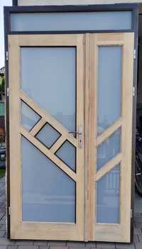 Drzwi drewniane wewnętrzne 230x129