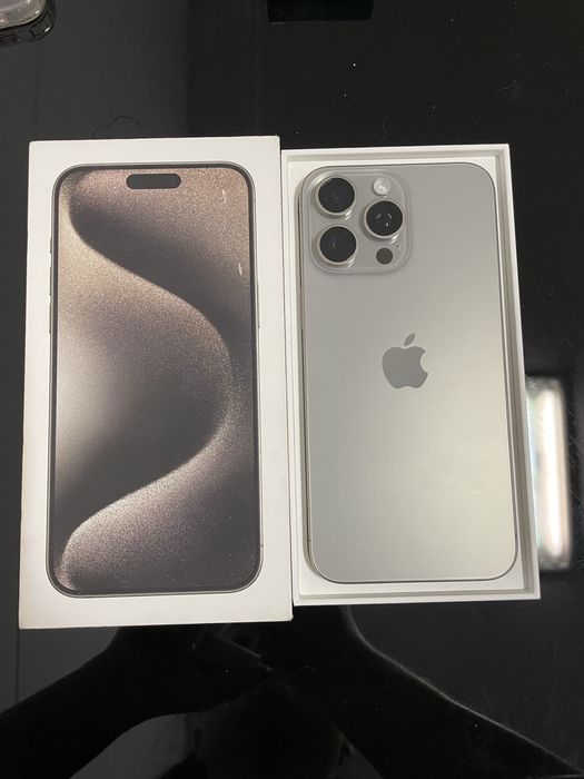 Iphone 15 pro max 512GB Natural Titanium com fatura e garantia