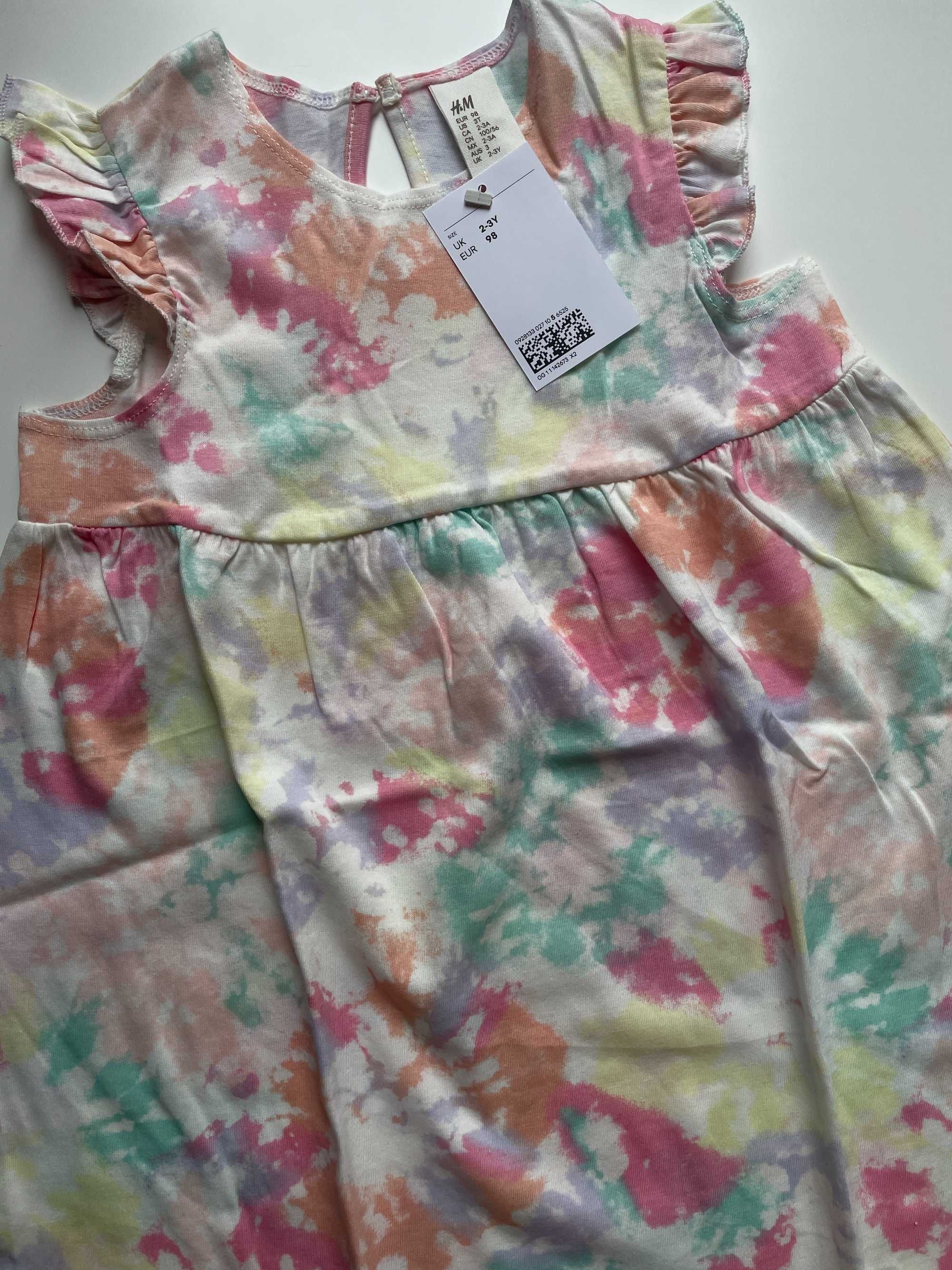 Сукня H&M тай-дай на 1,5-2, 2-3 та 3-4 роки (платье, сарафан)