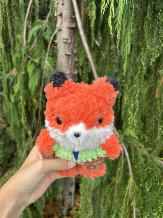 Lis na szydełku ze zwierzogrodu