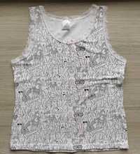 Pepco Koszulka podkoszulka kolor biały rozm. 110 - 116 cm