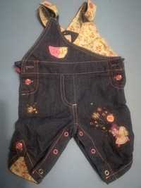 Spodnie jeans dla dziewczynki 3-6 miesiecy