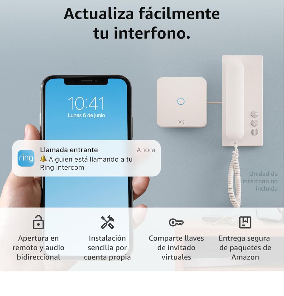 Ring intercom - Funciona com a Alexa novo em caixa selada