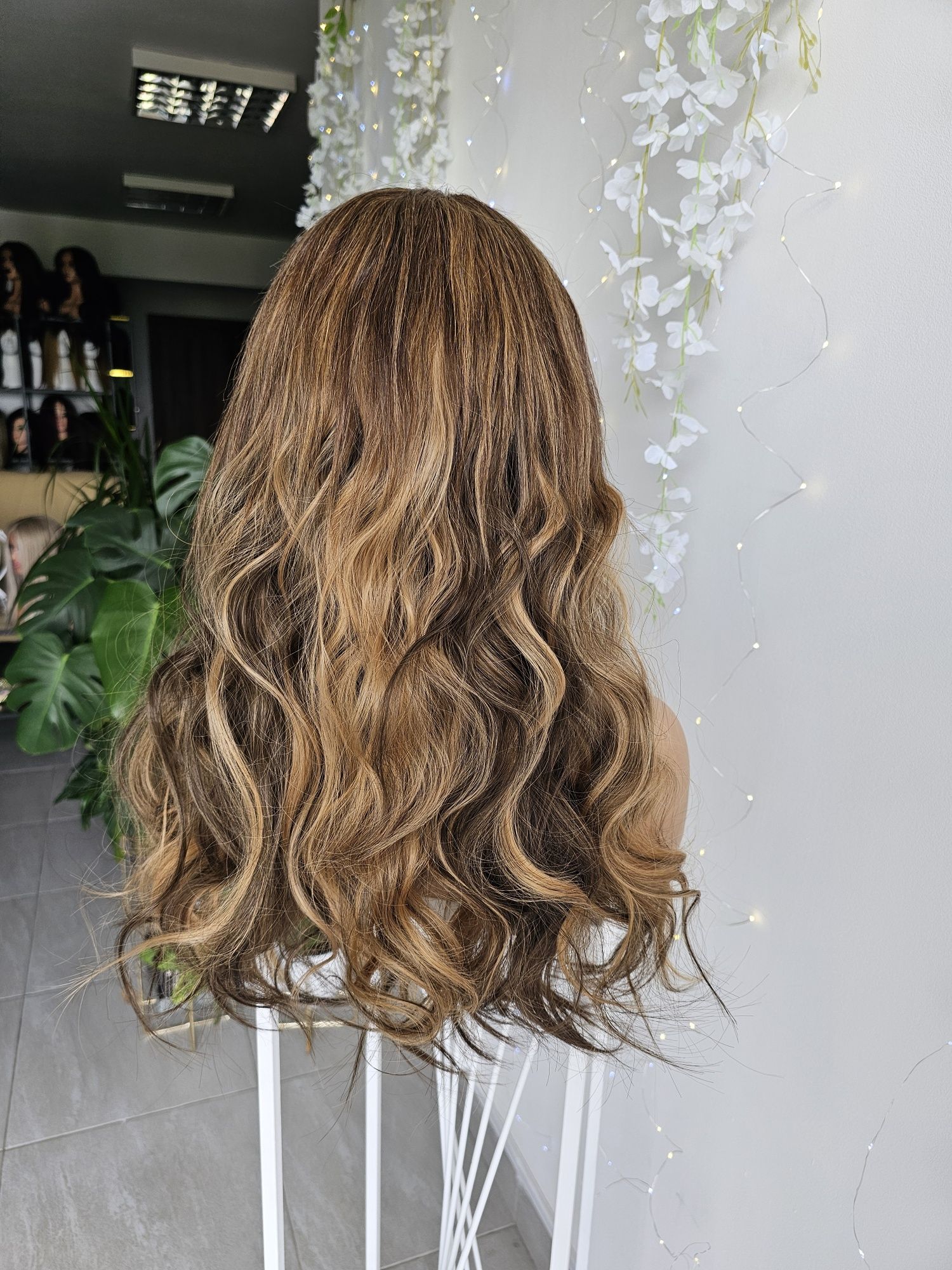 Clip in WYPRZEDAŻ przedłużenie zagęszczenie włosów 45 cm fale blond br