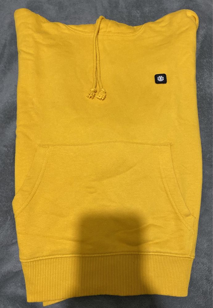 Hoodie element amarelo mostarda