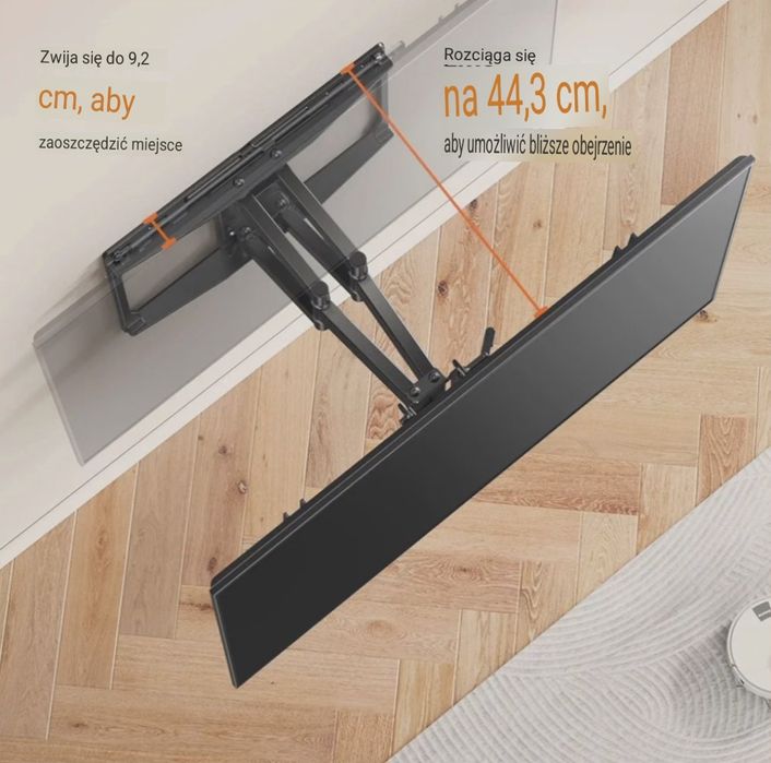 Uchwyt stojak wieszak do telewizora 37-75" bardzo mocny