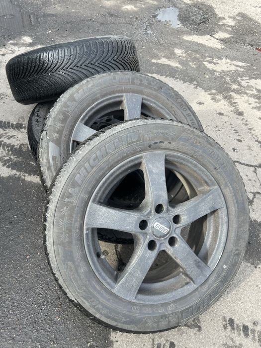 Диски R16 5*112 с зимней резиной Michelin 16 / 205 / 60