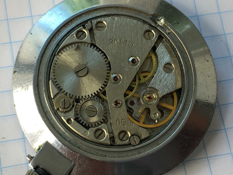 Часы карманные Ракета СССР на запчасти - баланс живой