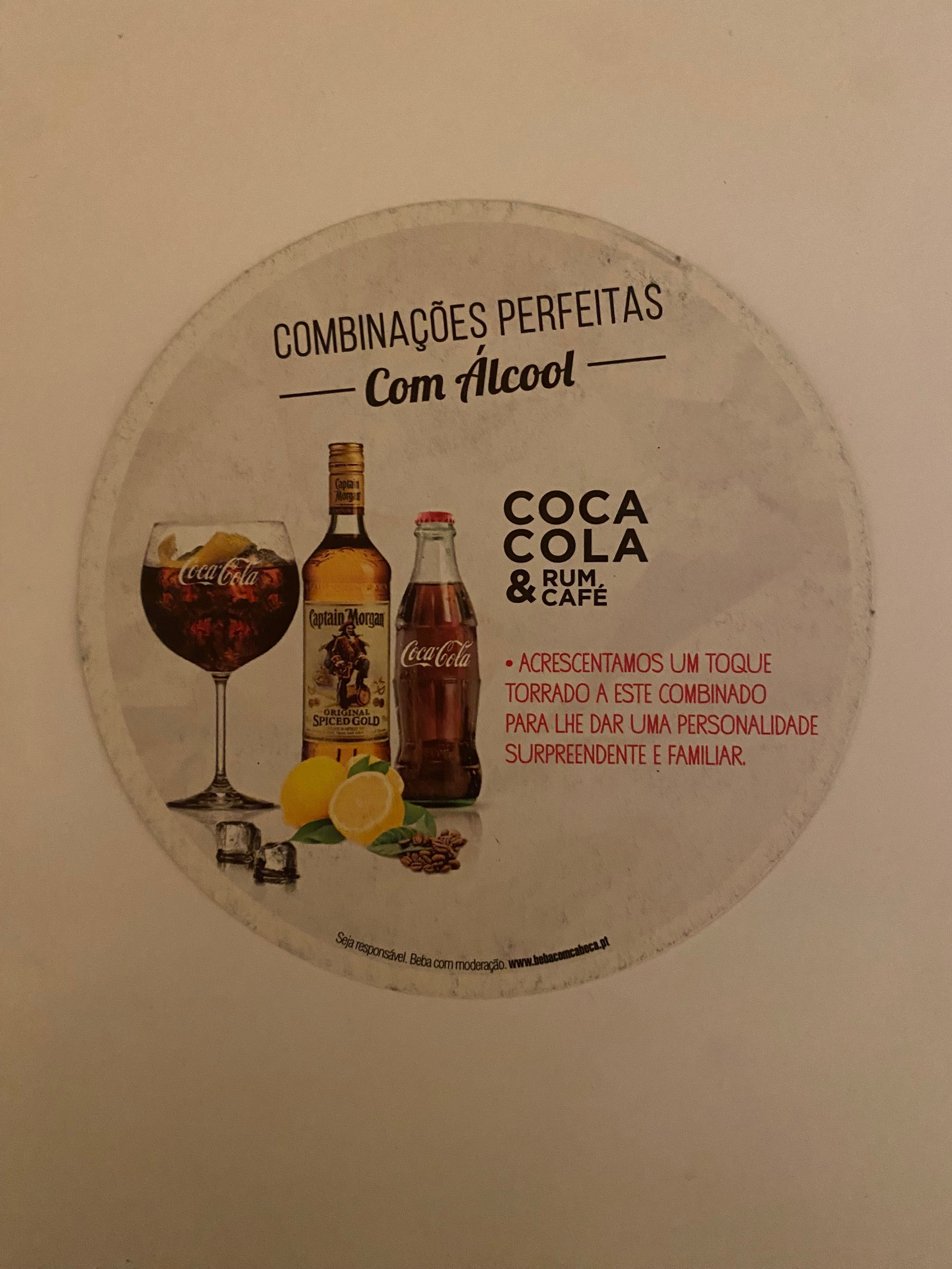 Bases para copos - Coca Cola - Combinações Perfeitas