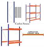 Racks/estantes/prateleiras carga paletizada em varias medidas