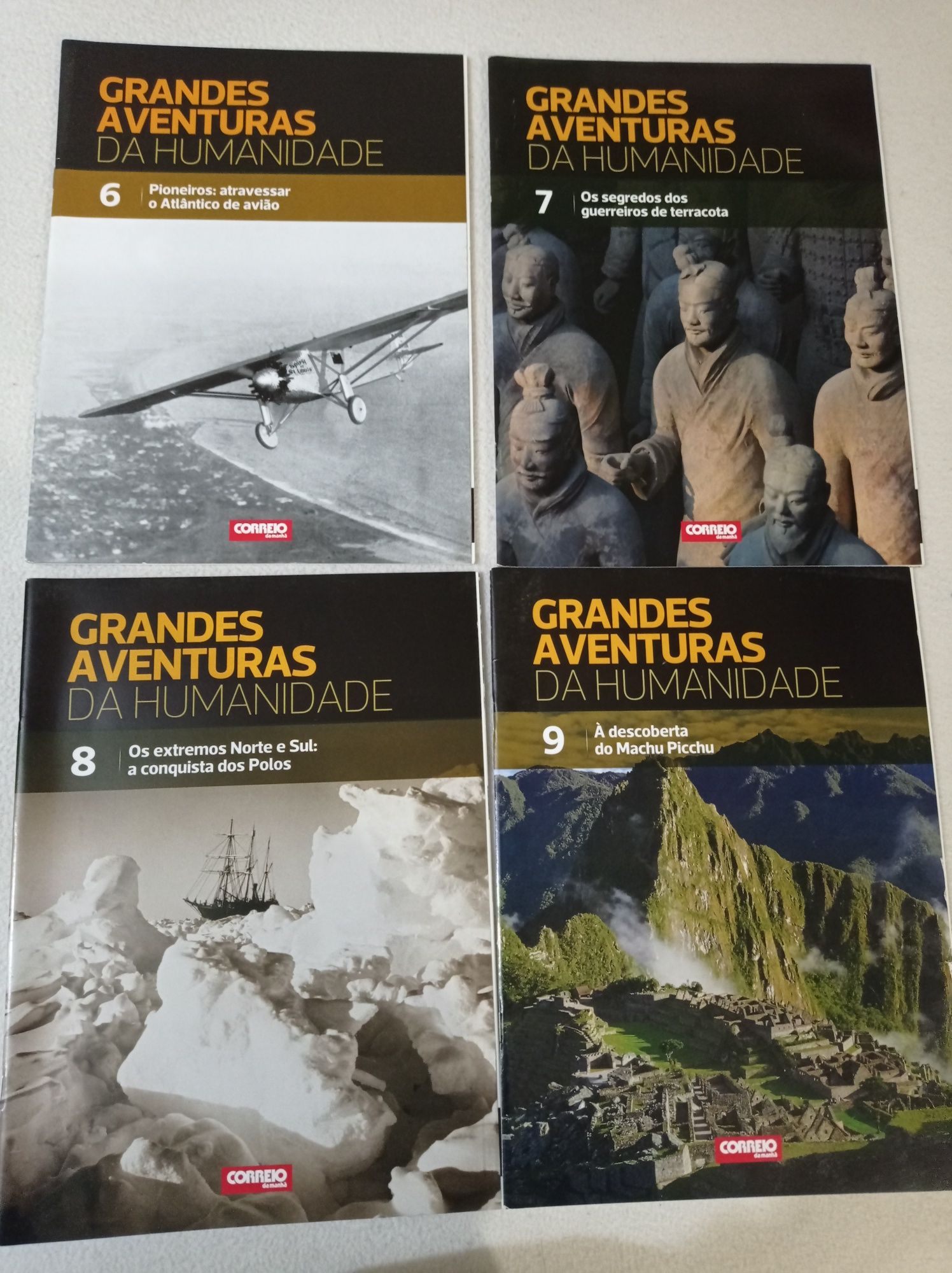 Grandes aventuras da humanidade - correio da manhã - volumes 2 a 15