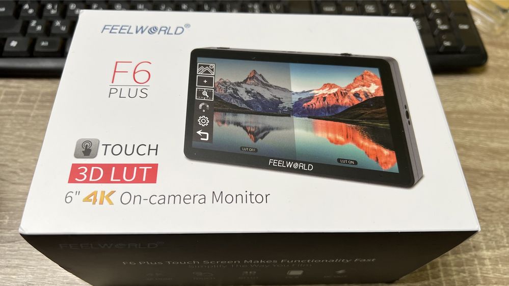 Новий Feelworld F6 Plus V2 накамерний монітор