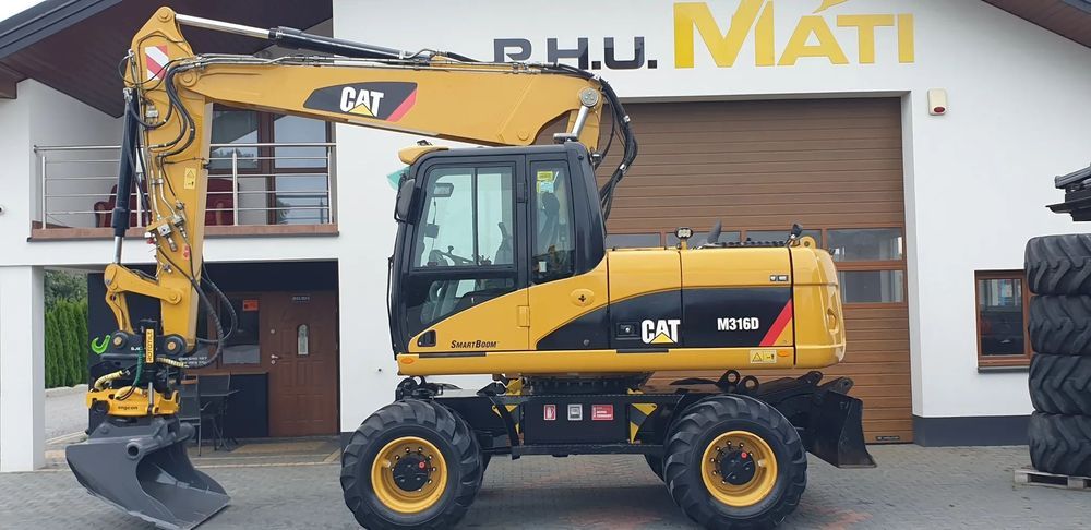 Caterpillar CAT M316D ROTOTILT 10.388mtg. sprowadzony serwisowany Super stan!!