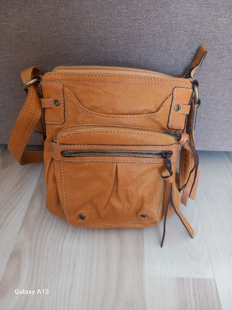 Fossil torebka vintage skóra bydlęca