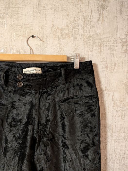 Вінтажні оксамитові штани Dolce & Gabbana (Mainline, 90-Ti, Ittierre)