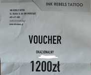 Voucher na tatuaż 1200zl