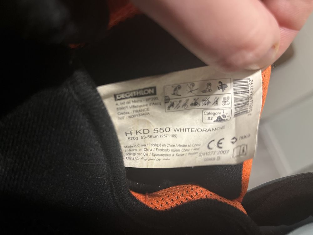 Kask dziecięcy Decathlon Wedze Piste 550 roz 53-56 cm + gogle szybka