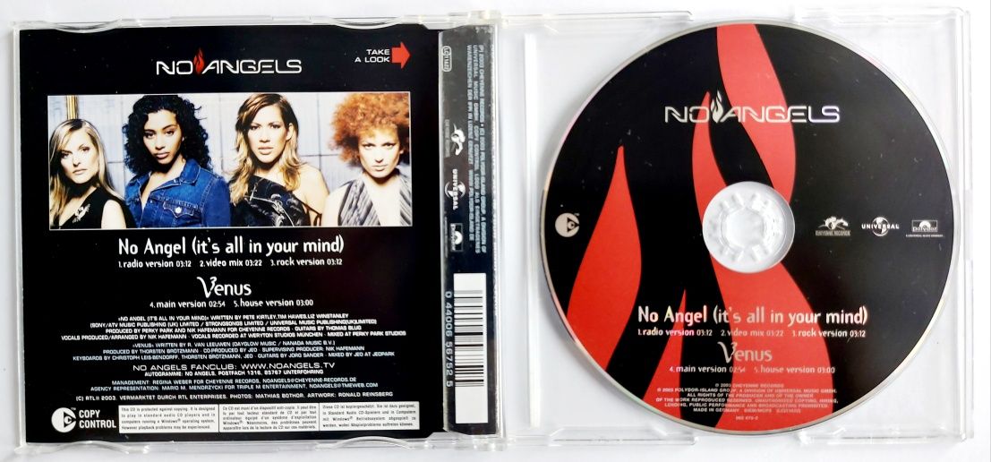 CDs No Angels No Angels (It's All In Your Mind) 2003r